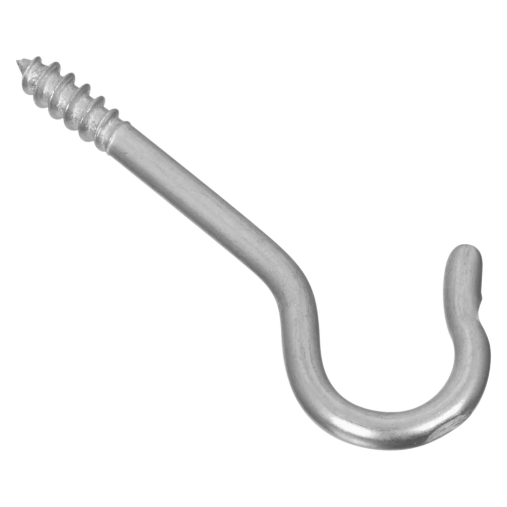 Environmentally Friendly National Hardware 1-11 16 Zinc Finish Ceiling Hook 8-Pack Soft
