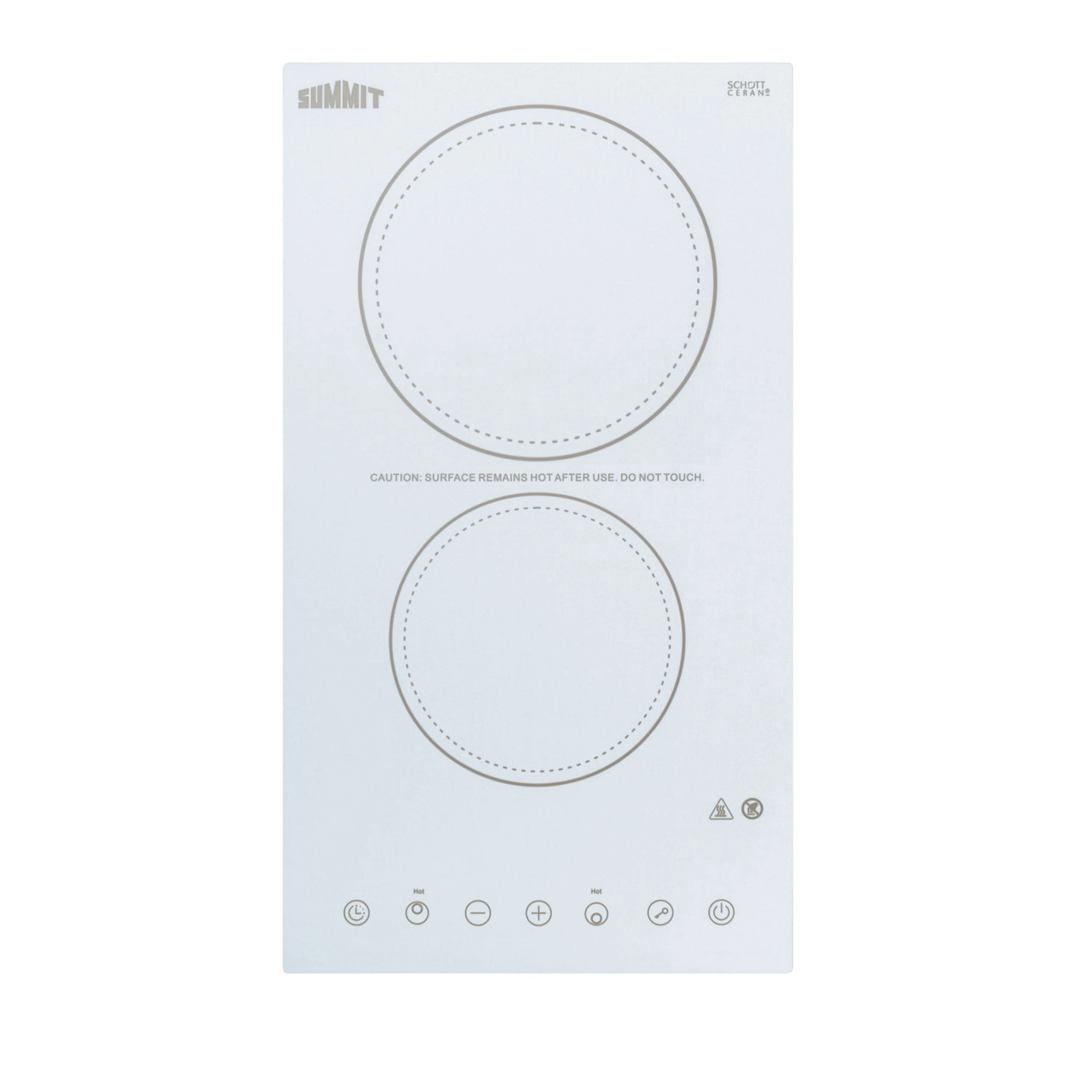 Long-Lasting 12 Wide 230V 2-Burner Radiant Cooktop Prestigious