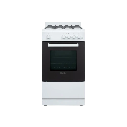 Detailed Danby 20″ Wide Gas Range in White Classic