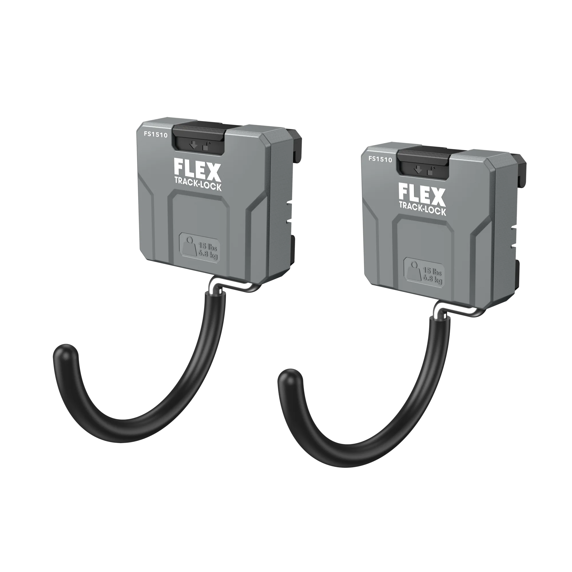 Trendy FLEX TRACK LOCK™ C-Hook 2 Pack Functional