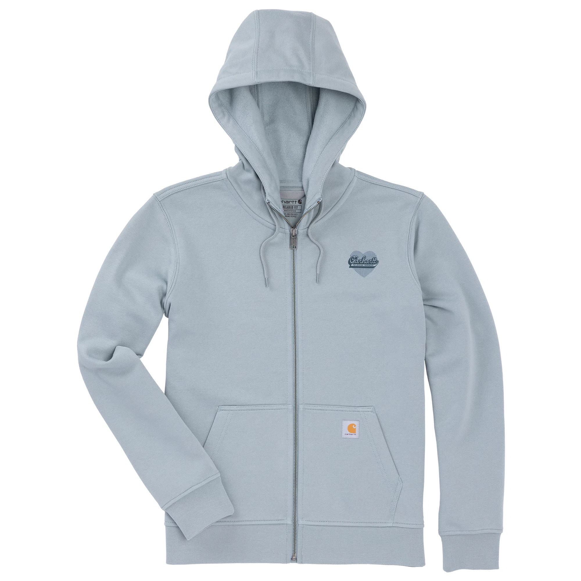 Breathable Carhartt Women’s Marquette Heart Full-Zip Sweatshirt Top-Quality