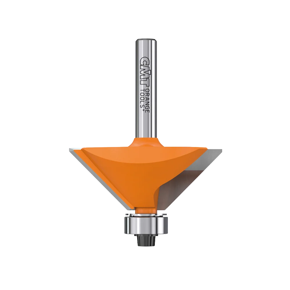 Verified CMT Orange Tools 1-49 64 x 23 32 Chamfer Bit With Bearing 1 2 Shank Innovative