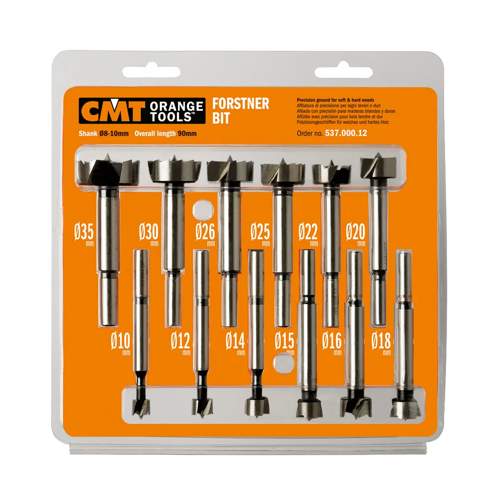 Effective CMT Orange Tools 12-Pc Forstner Bit Set 10mm Shank Rh Certified