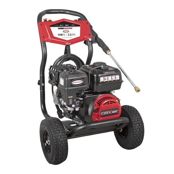 Trusted Simpson Clean Machine 3100 PSI 2.3GPM Pressure Washer Flexible