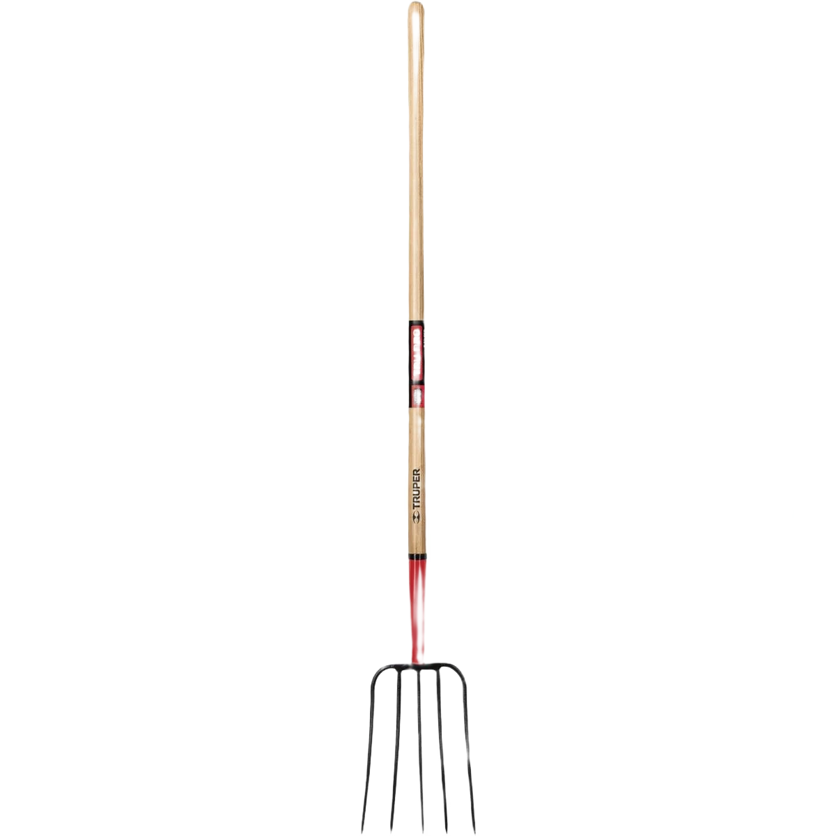 Smooth Do it 48 in. Wood Long Handle 5-Tine Pitch Fork Responsible
