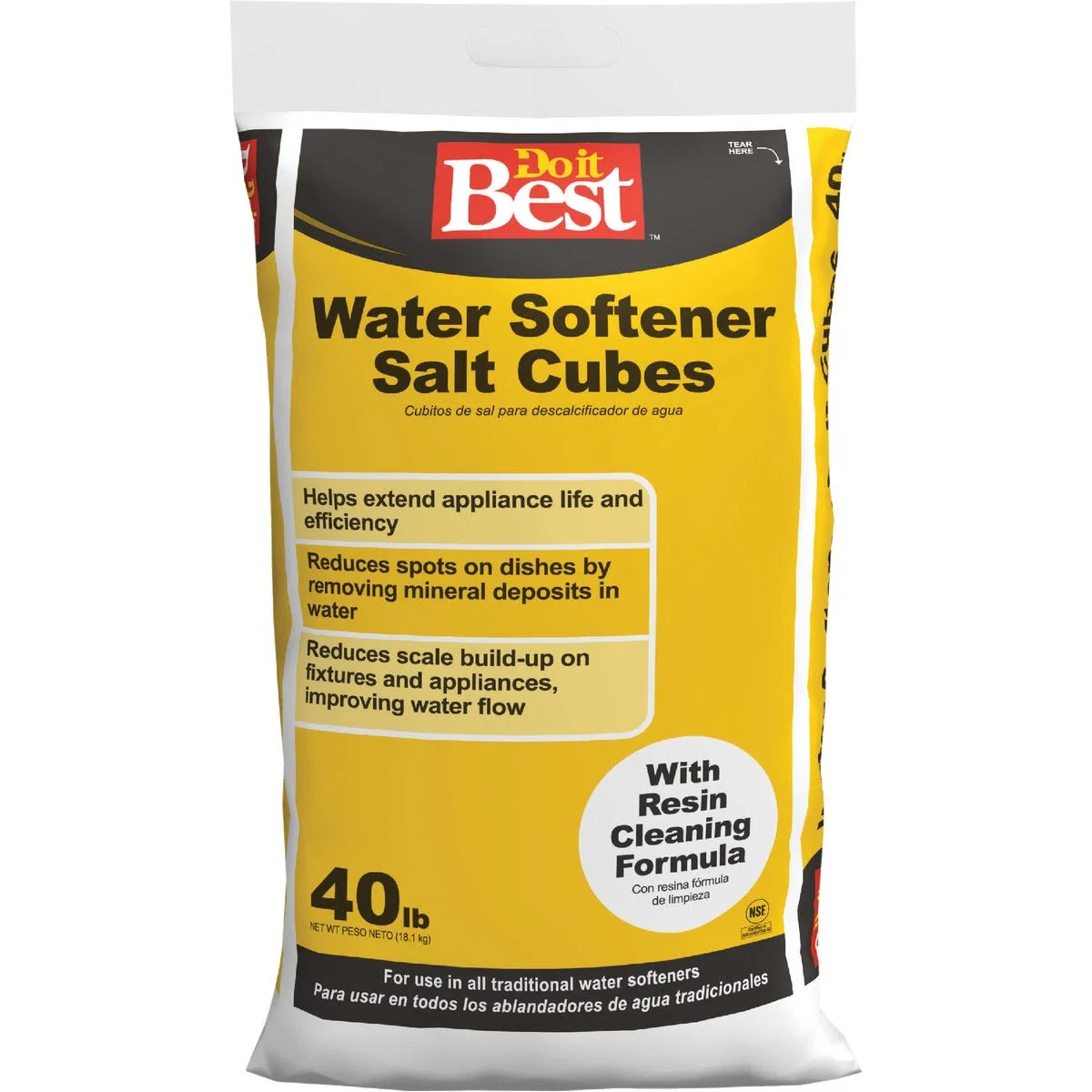 Trendy Do it Water Softener Salt Cubes 40 lb. Versatile