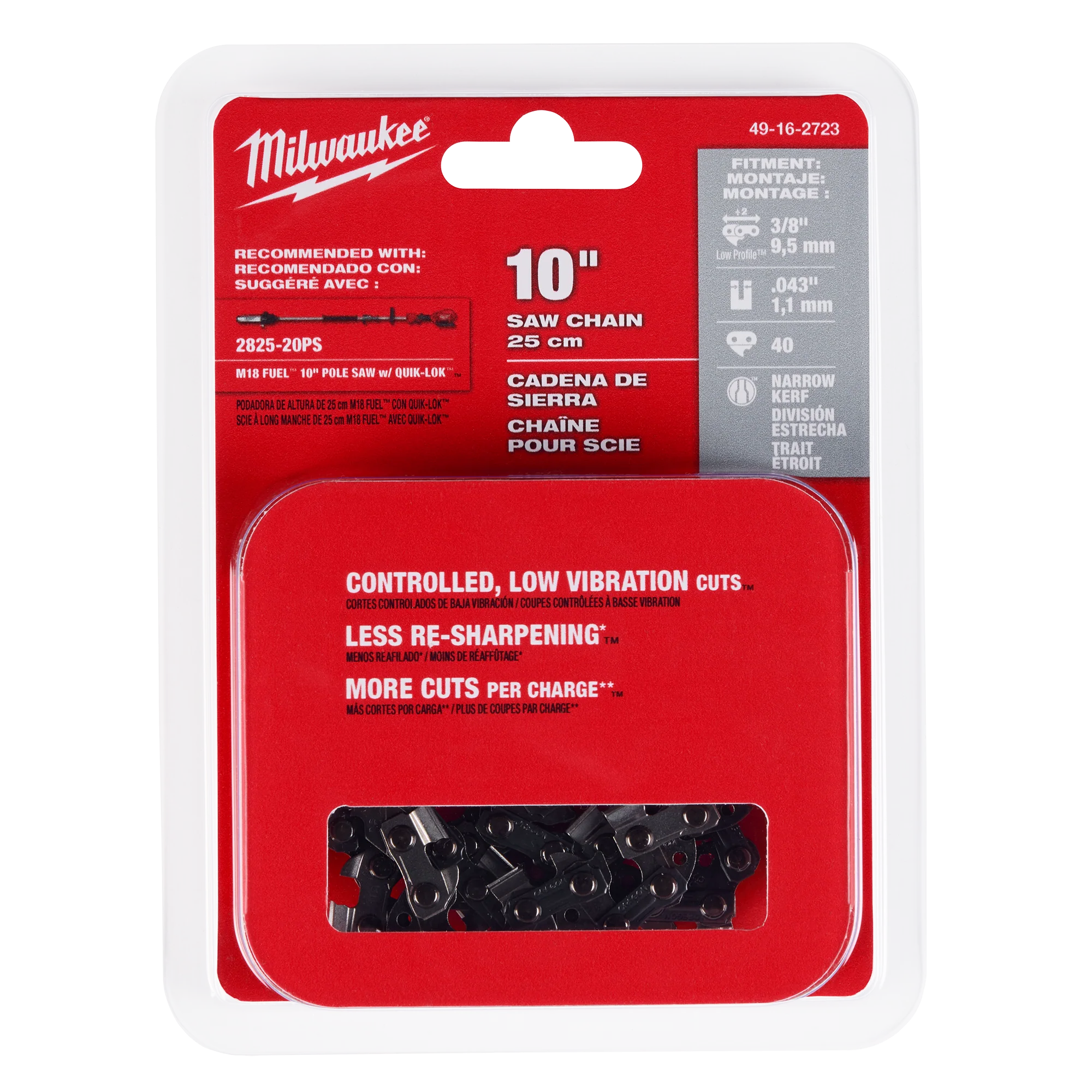 Genuine Milwaukee 10 Saw Chain Smart