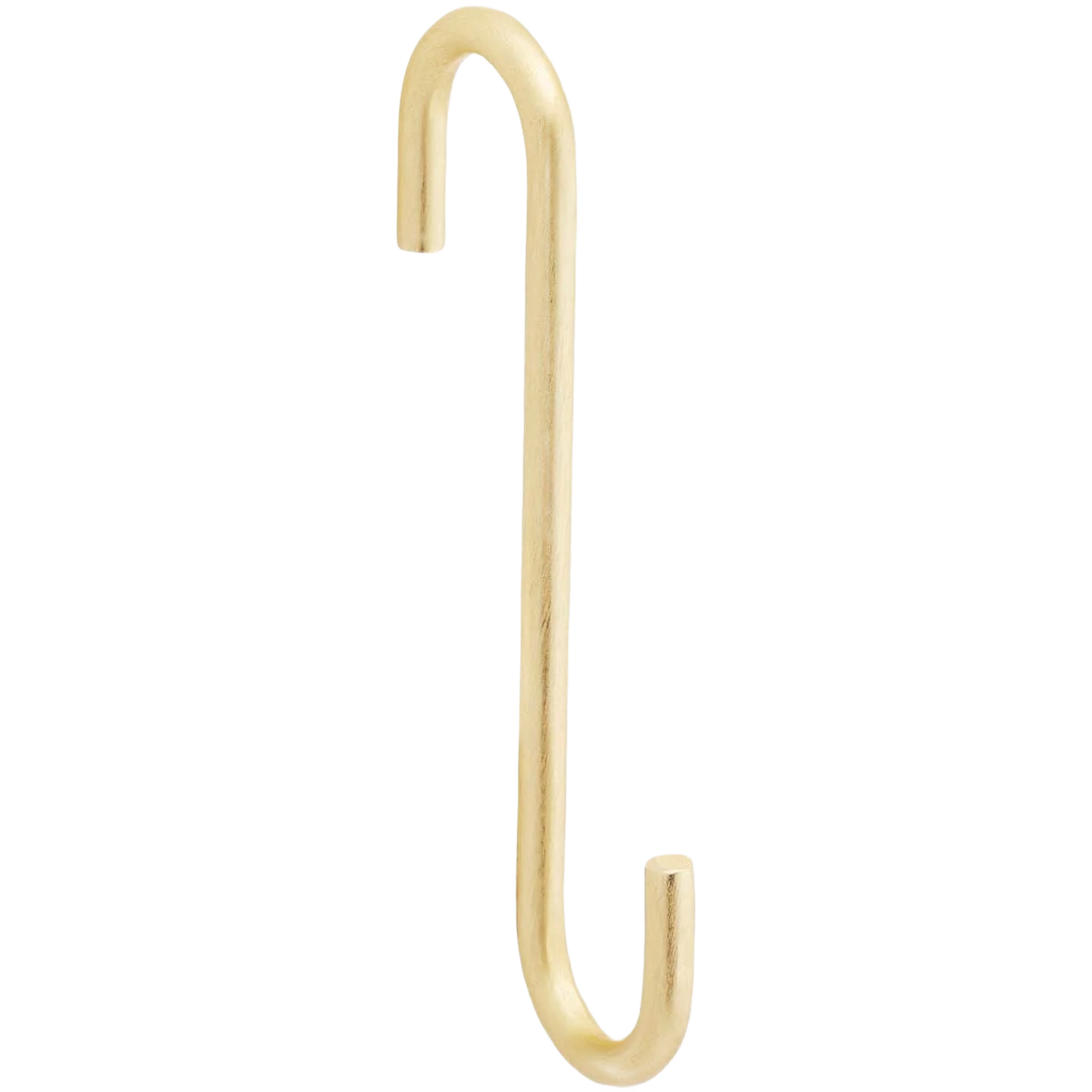 Certified National Hardware 4 Brushed Gold Steel Modern Small S-Hook Plant Hanger Premium Material