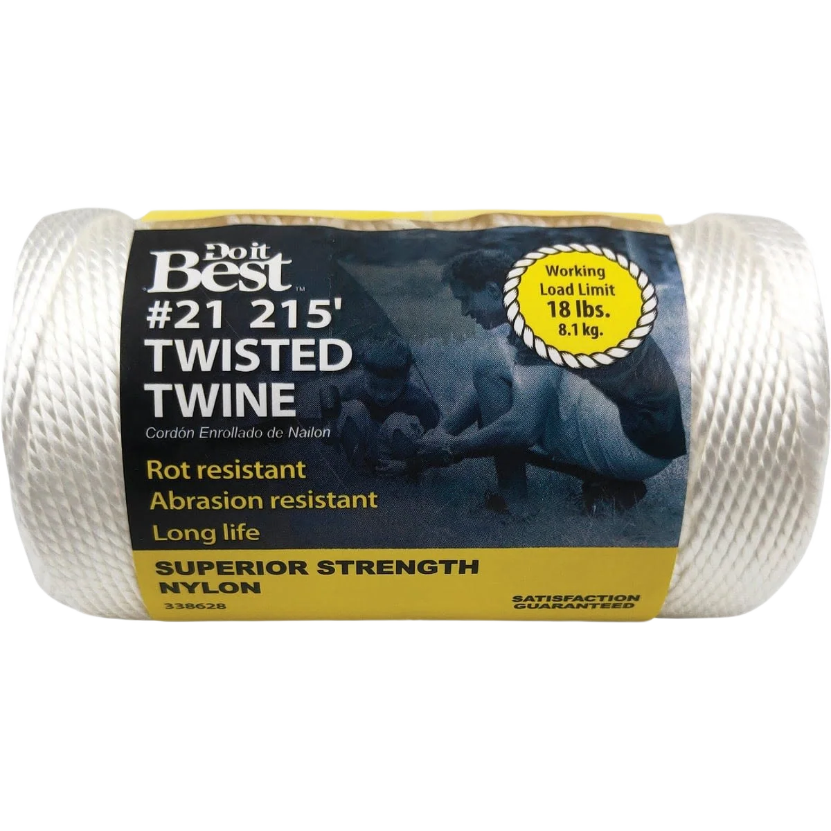 Original Do it 21 White Nylon Twisted Twine 215 ft. Unique