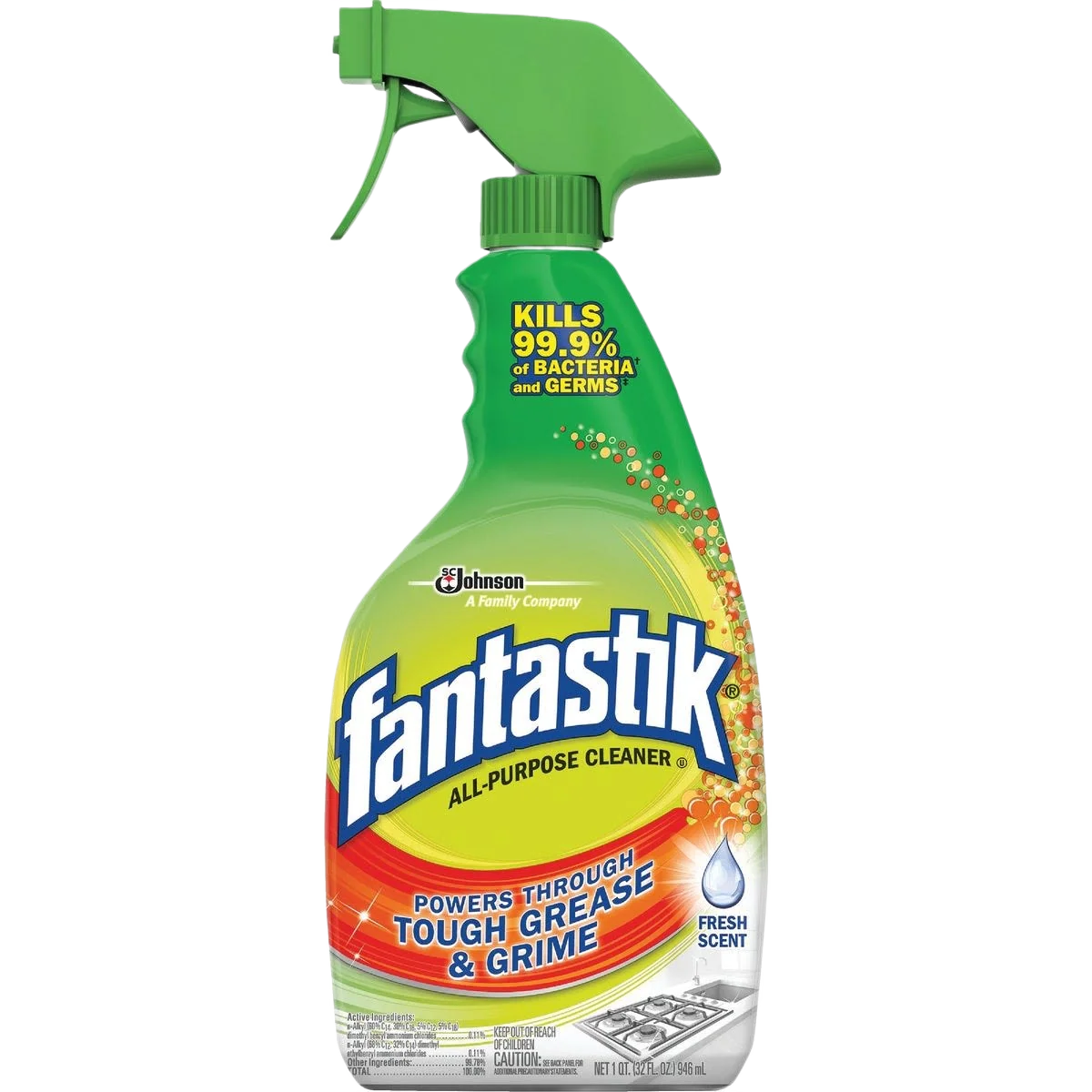 Organic Fantastik Scrubbing Bubbles All Purpose Antibacterial Cleaner 32 oz. Trusted