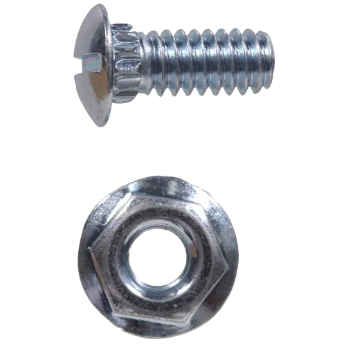 Exclusive Hillman 1 4 x 1 2 in. Ribneck Bolts Nuts Zinc-Plated Selected