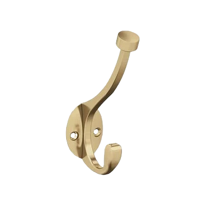 Specialty Amerock Adare Two Prong Champagne Bronze Decorative Wall Hook Organic