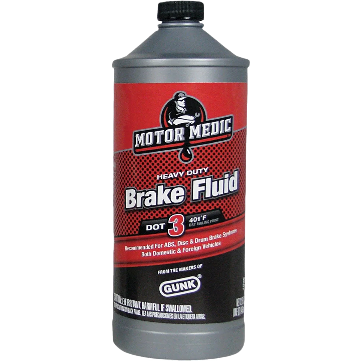 Contemporary MotorMedic Heavy-Duty Brake Fluid Effective