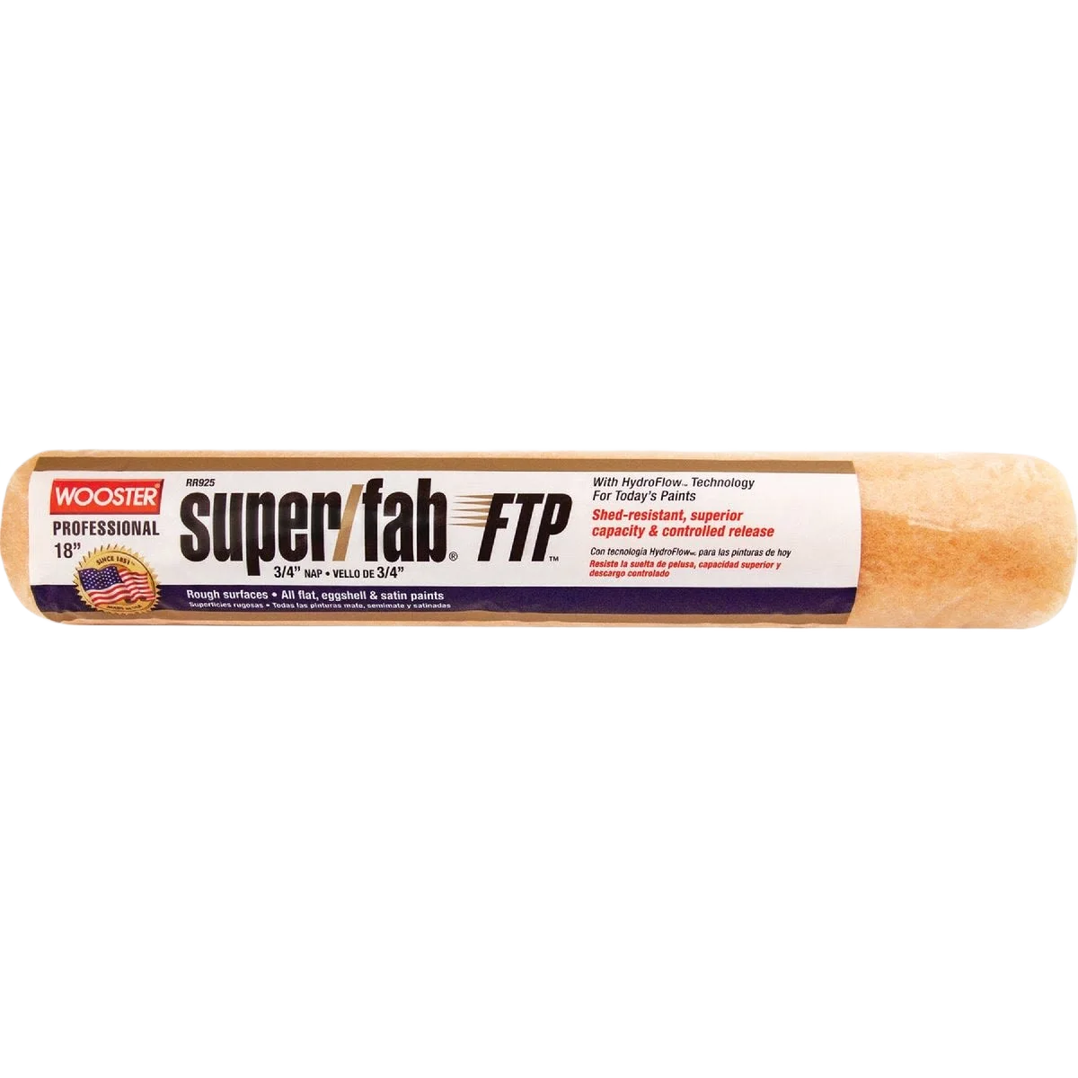 Artisan Wooster Super Fab Knit Fabric Roller Cover 18 x 3 4 in. Unique