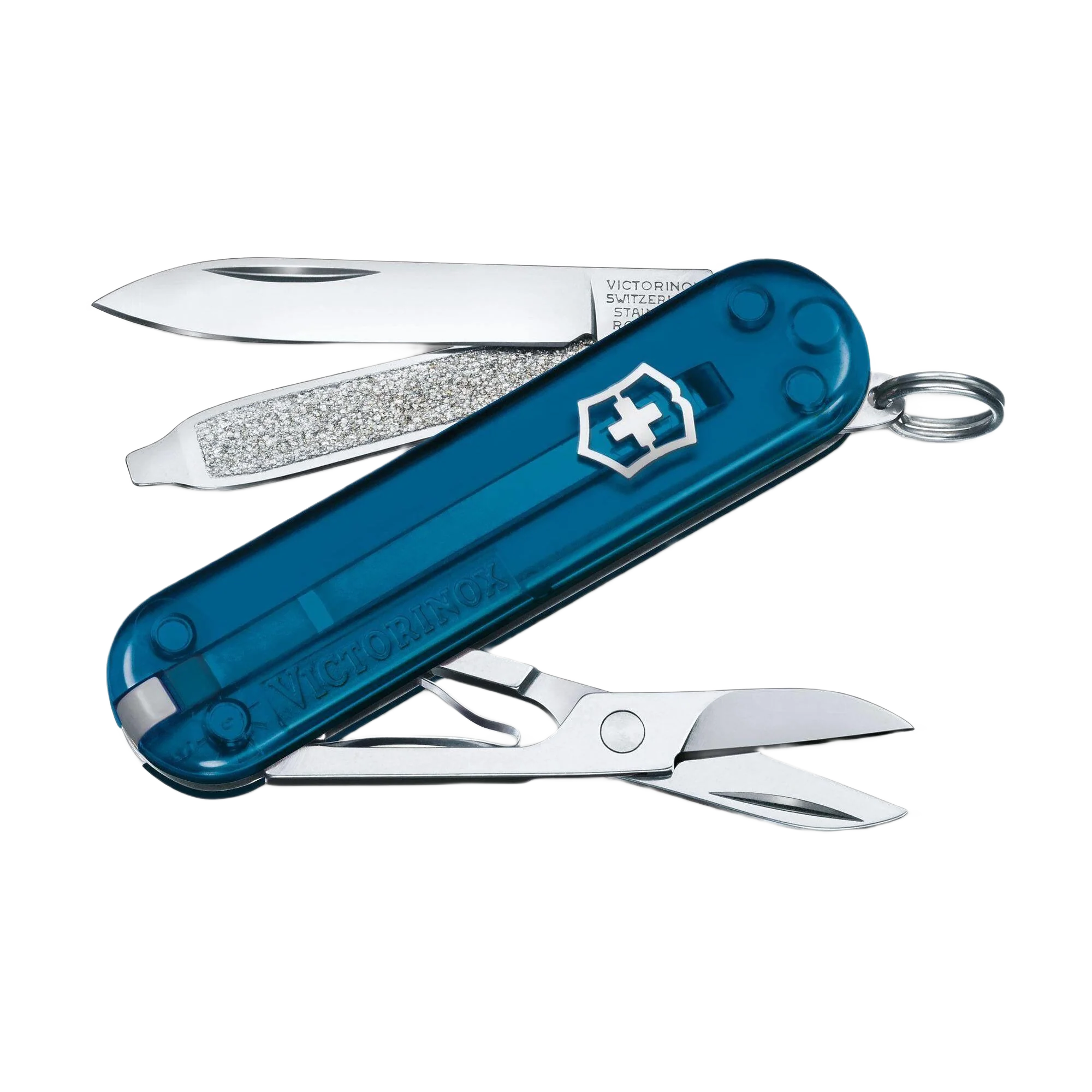 Flexible Victorinox Swiss Army Classic SD Transparent Pocket Knife Sky High Artisan