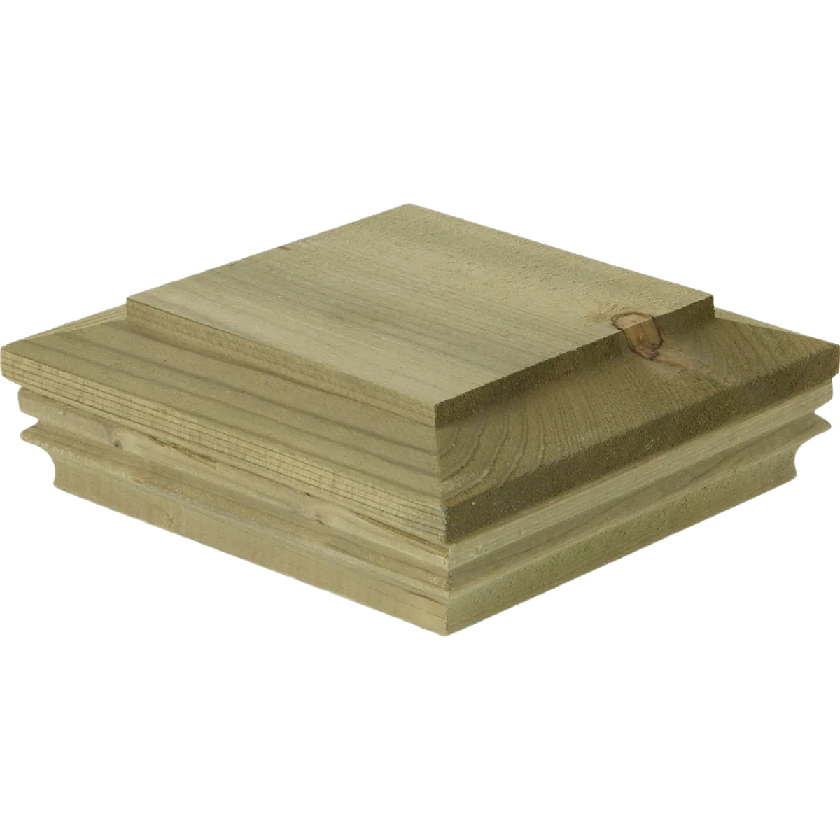 Detailed Deckorators 6 in. x 6 in. Newport Classic Pine Post Cap Original Design