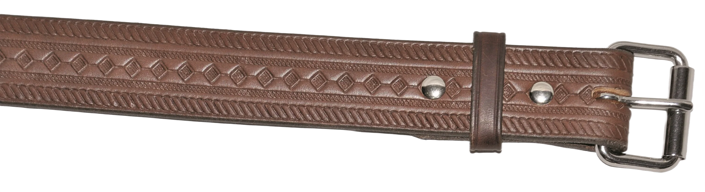 Fine P B Harness 38 Brown Super Duty Diamond World-Class