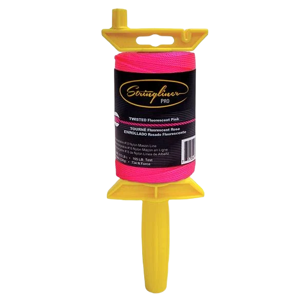 Original Design Stringliner Pro 540 ft. Twisted Mason Line Fluorescent Pink Innovative