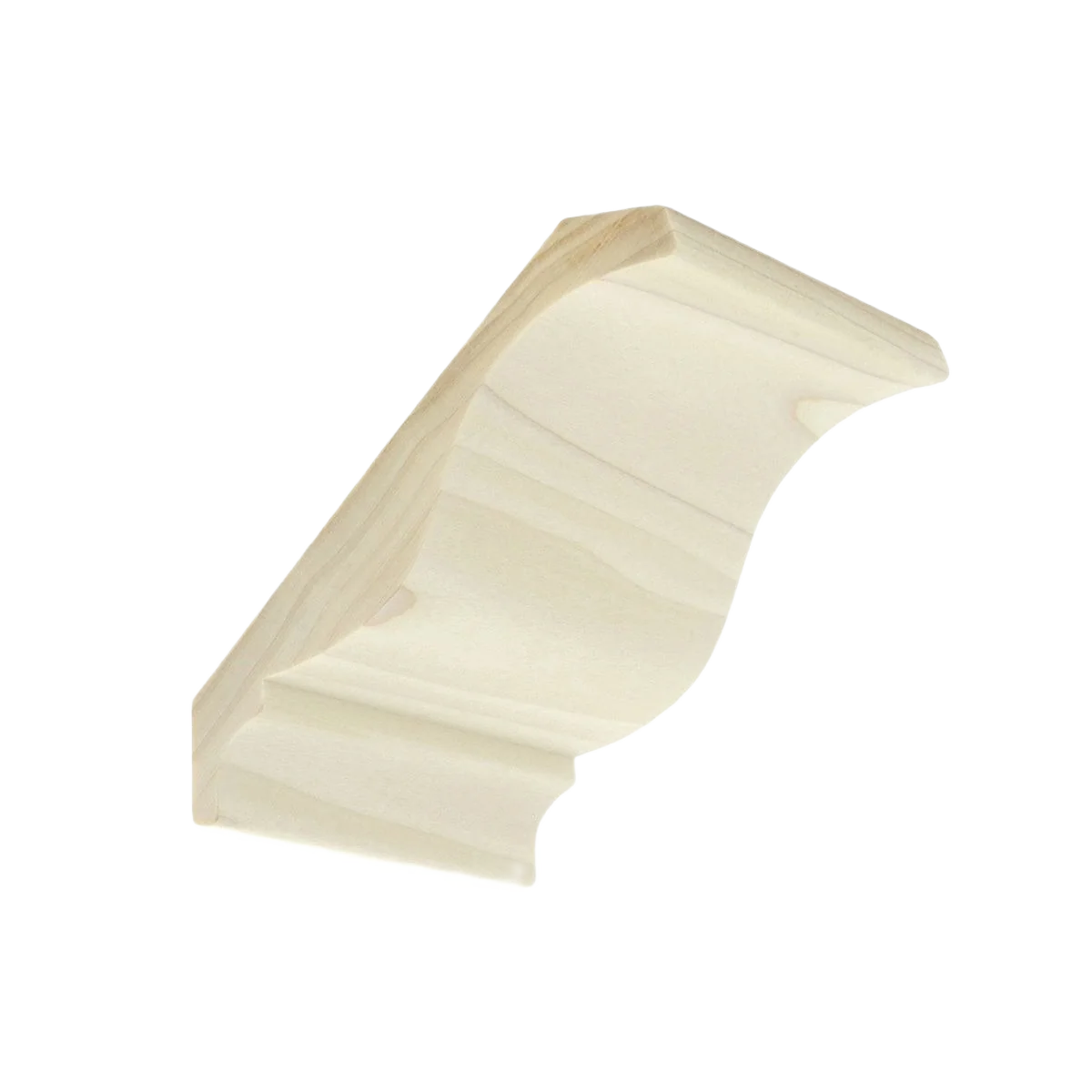 Expertly Made 16 ft. 3 4 x 5 Poplar Crown Moulding Easy-to-Use