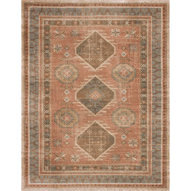Relaxed Karastan Zula Kinshasa Antique Rug ‘5’ x 8′ Contemporary