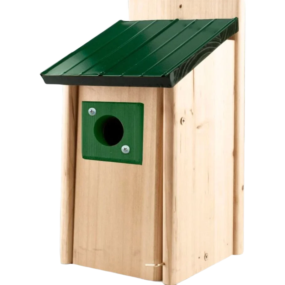 Quality Audubon Lake Cabin Bluebird House with Predator Guard Elegant