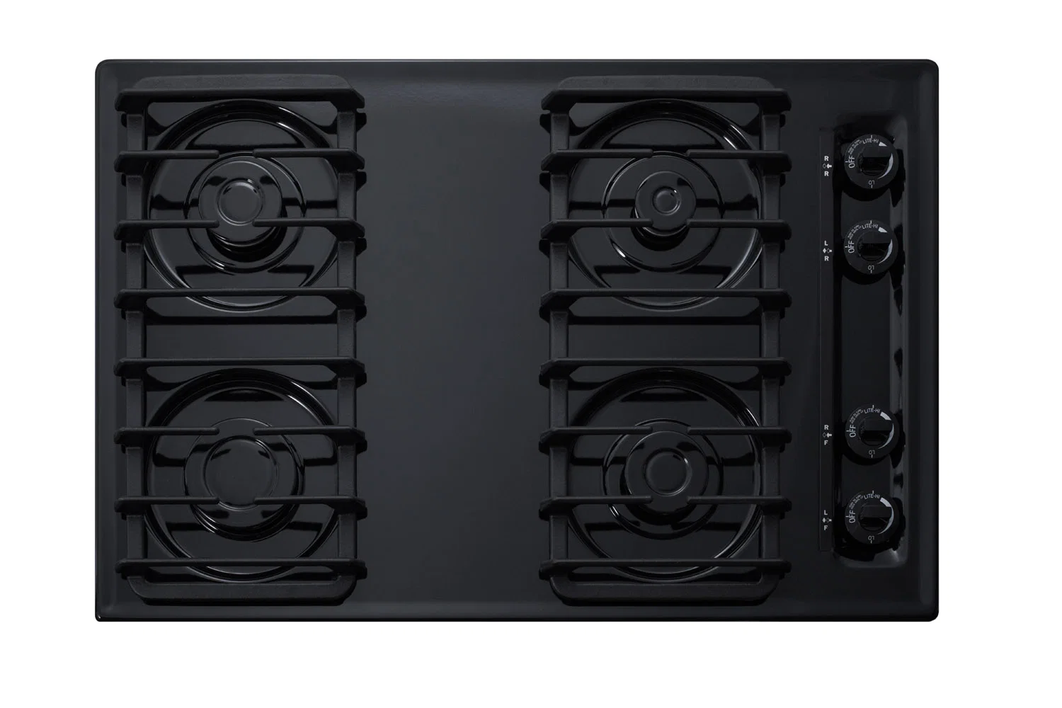 Outstanding 30 Wide 4-Burner Gas Cooktop Easy-to-Use