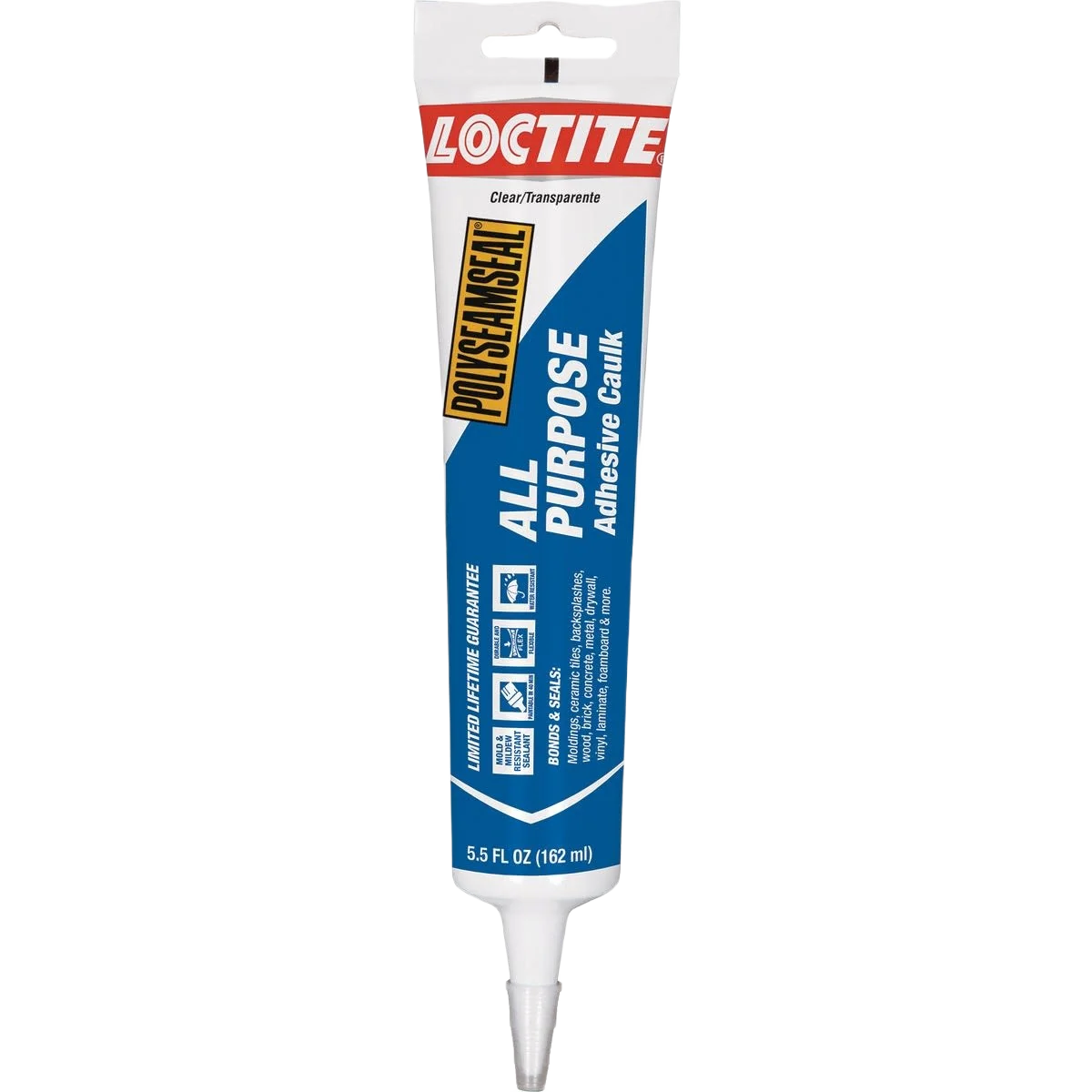 Recyclable Loctite Clear All-Purpose Adhesive Caulk 5.5 Oz Organic