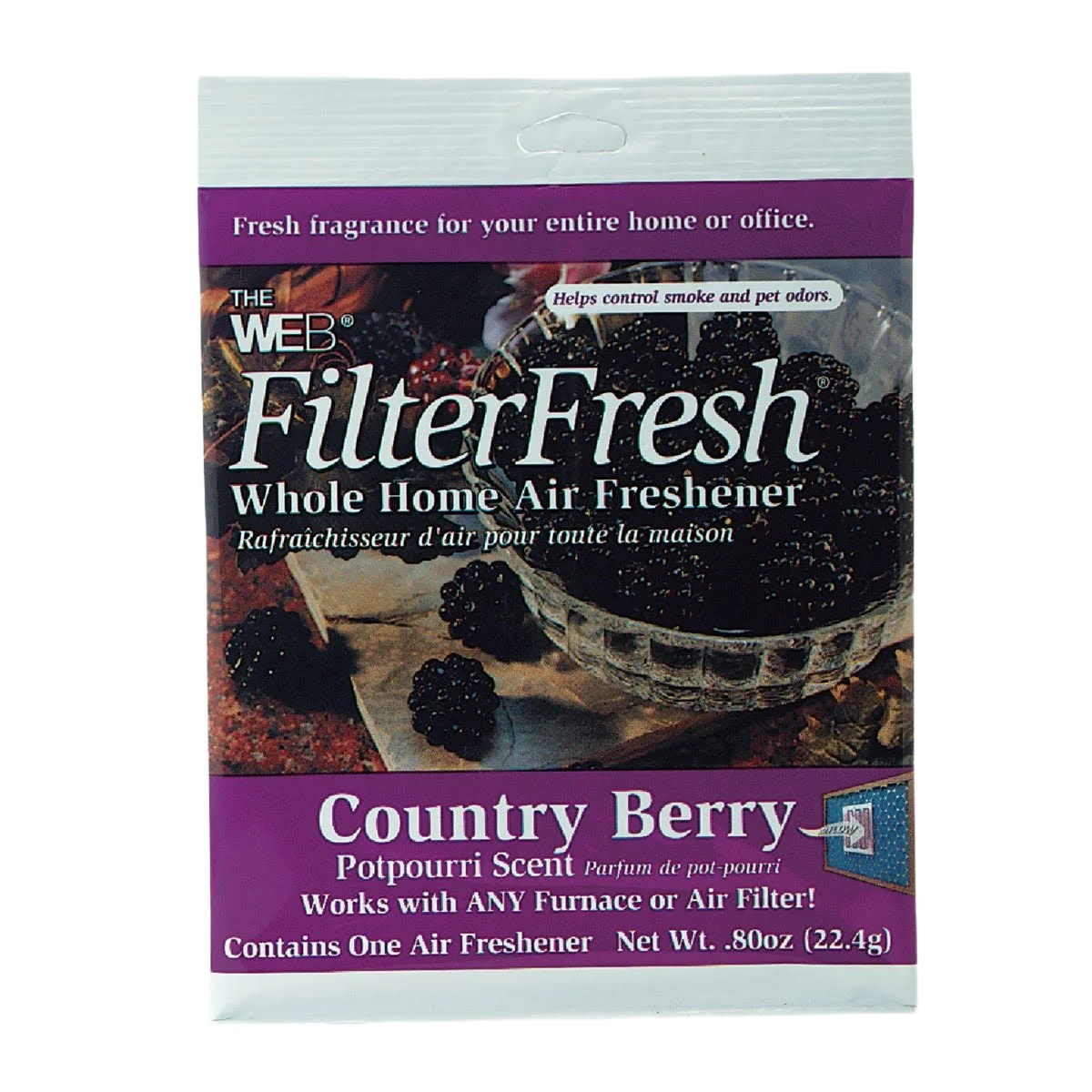 Elite Web FilterFresh Country Berry Furnace Air Freshener 6 x 6 in. Reliable