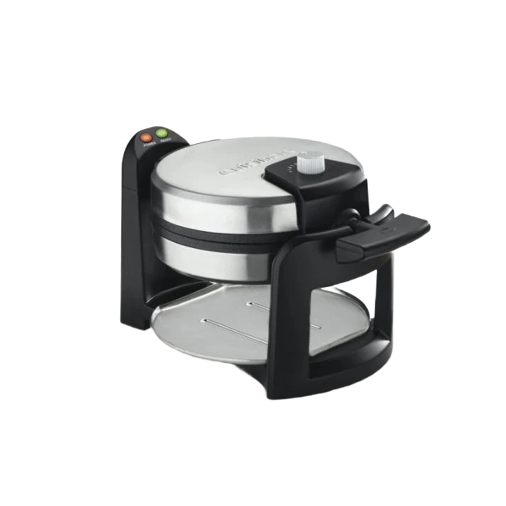 Natural Cuisinart Round Flip Belgian Waffle Maker Genuine