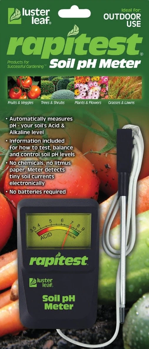 Trusted Luster Leaf Rapitest pH Meter Soil Tester Premium