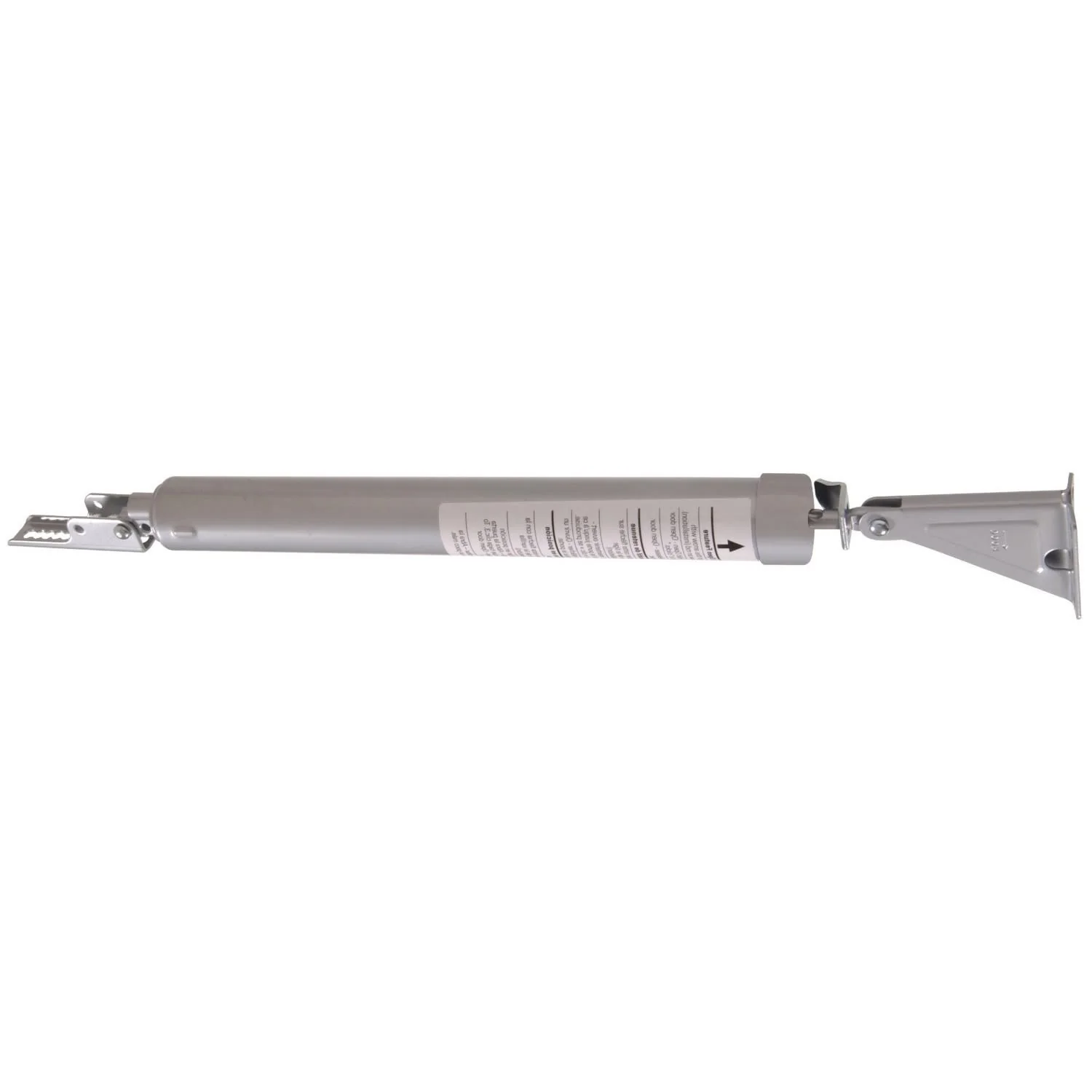 Powerful Hillman Silver Pneumatic Adjustable Door Closer Automatic Hold Open Feature High-Grade