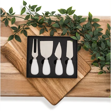 Consistent Lynn Liana White Cheese Knife Set Eco-Friendly