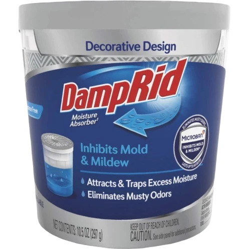 Convenient DampRid Fragrance Moisture Absorber with Microban 10.5 oz. Dependable
