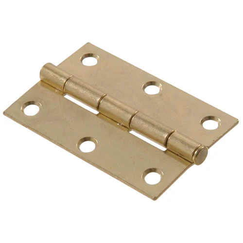 Traditional Hillman 1-1 2 in. Light Narrow Hinge – Removable Pin – Brass Finish Easy-to-Use