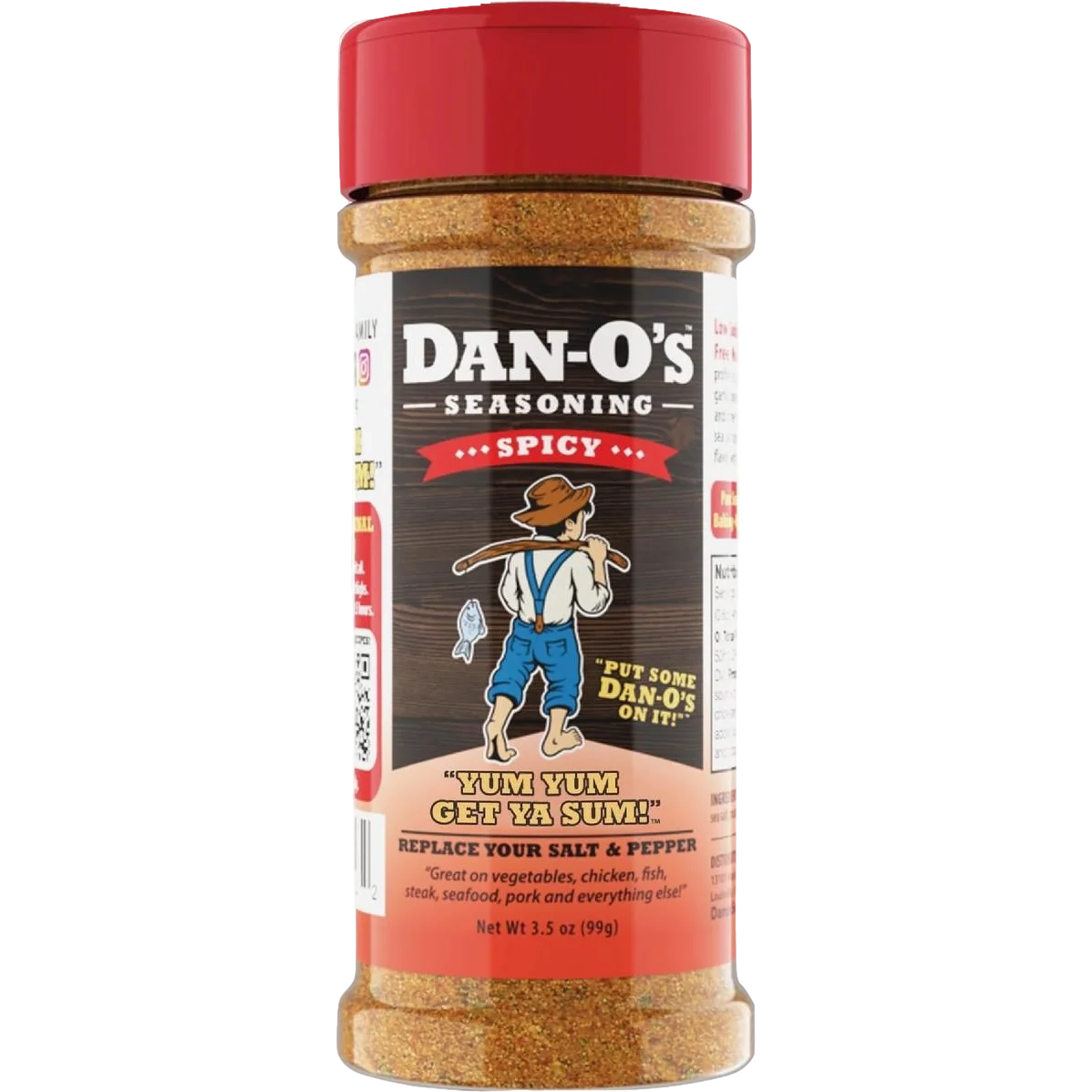 Eco-Friendly Dan-O’s Spicy Seasoning 3.5 oz. Fine