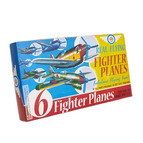 Solid House of Marbles Flying Fighter Planes Kit Genuine