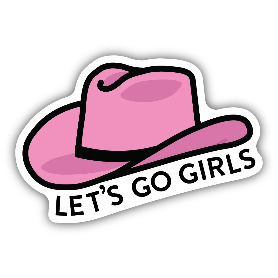 Fine Stickers Northwest Let’s Go Girls Sticker Breathable