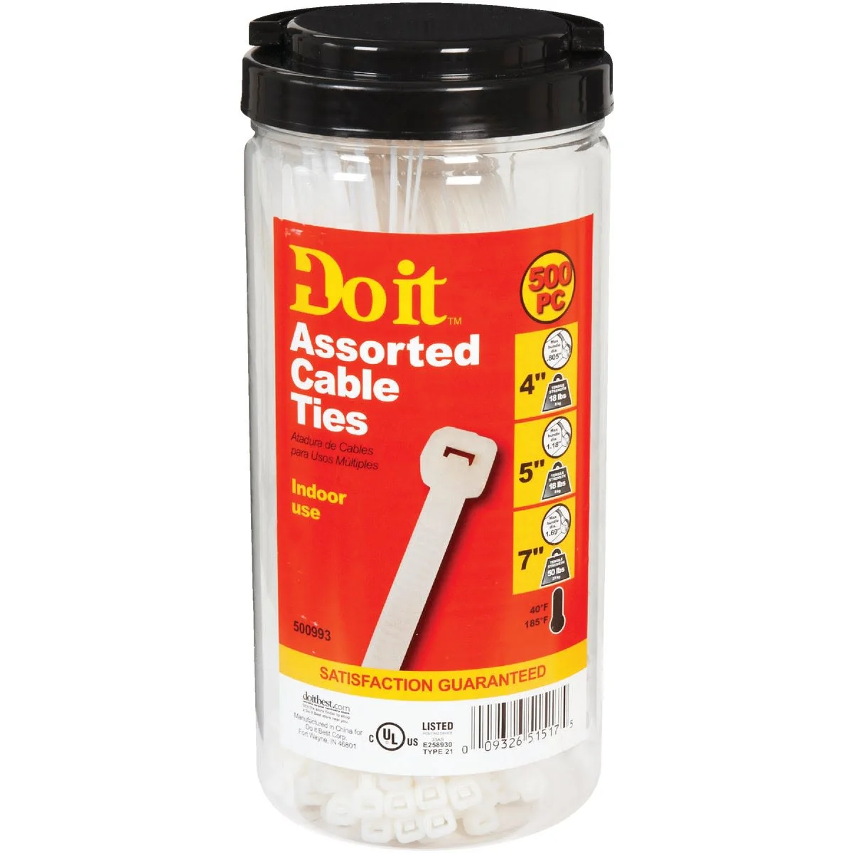 Clean Do it Natural Cable Tie Assortment High-End