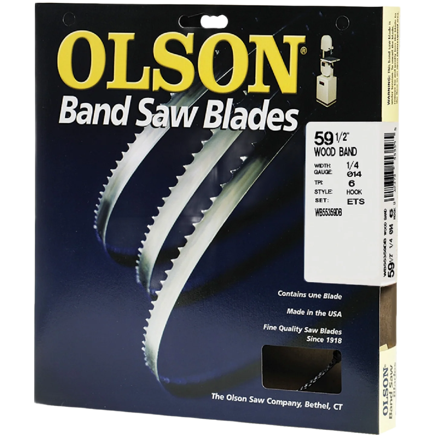 Powerful Olson 70-1 2 x 1 8 in. 14 TPI Wood Cutting Band Saw Blade Easy-to-Use
