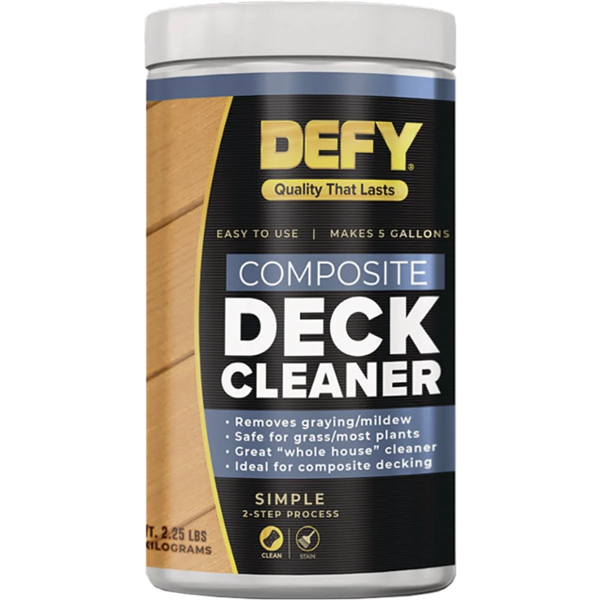 Quality Defy Composite Deck Cleaner 2.25 lb. Consistent