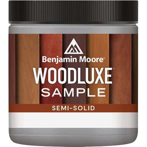 High-End Benjamin Moore Woodluxe Semi-Solid Waterproofing Stain Sealer Tint Base 1 2 pint Natural