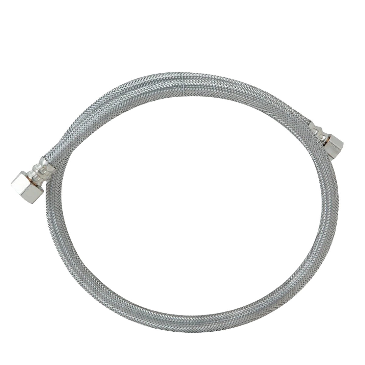 Safe Do it Stainless Steel Faucet Connector 3 8 In. C x 1 2 In. F x 36 In. L Verified