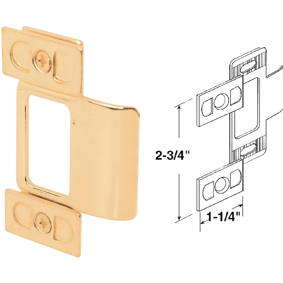 Elegant Defender Security Small Adjust-A-Strike Plate Eco-Friendly