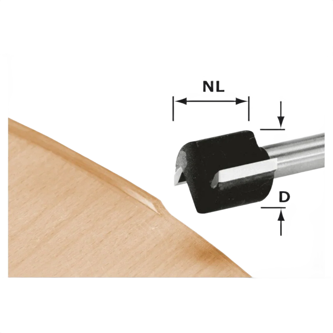 Original Festool 491666 Straight Edge Trimming Router Bit HW D 19 16 S8 OFK 700 Quality