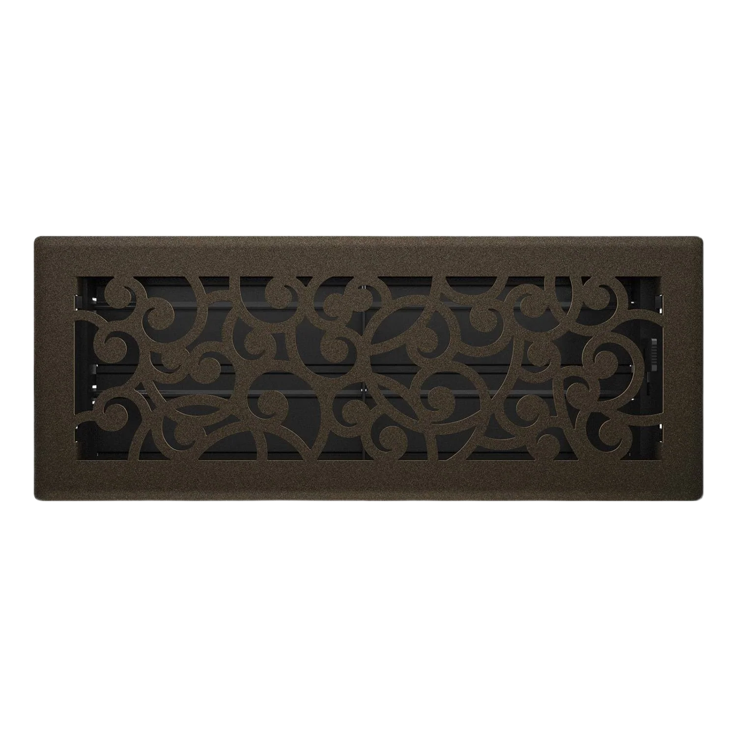 Next-Generation Imperial 4 in. x 12 in. Wonderland Floor Register Bronze Age Durable