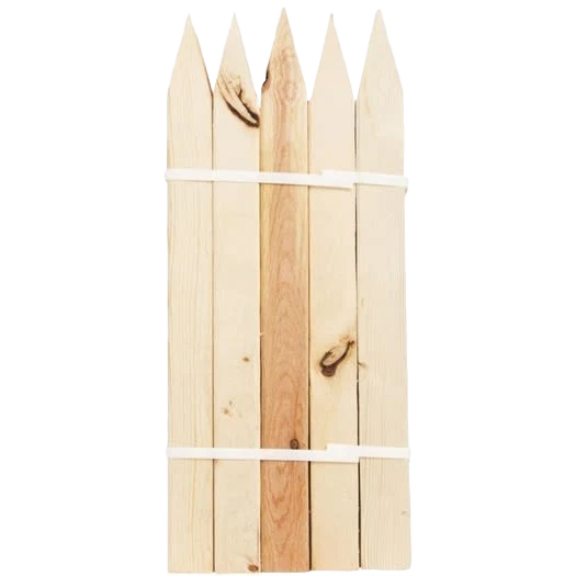 Trendy Kitzmans 1 in. x 2 in. x 18 in. SPF Grade Survey Stake 25-Pack Green
