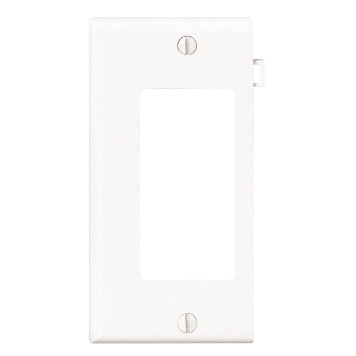 Verified Leviton 1-Gang White Sectional Rocker Decorator Wall Plate End Panel Secure