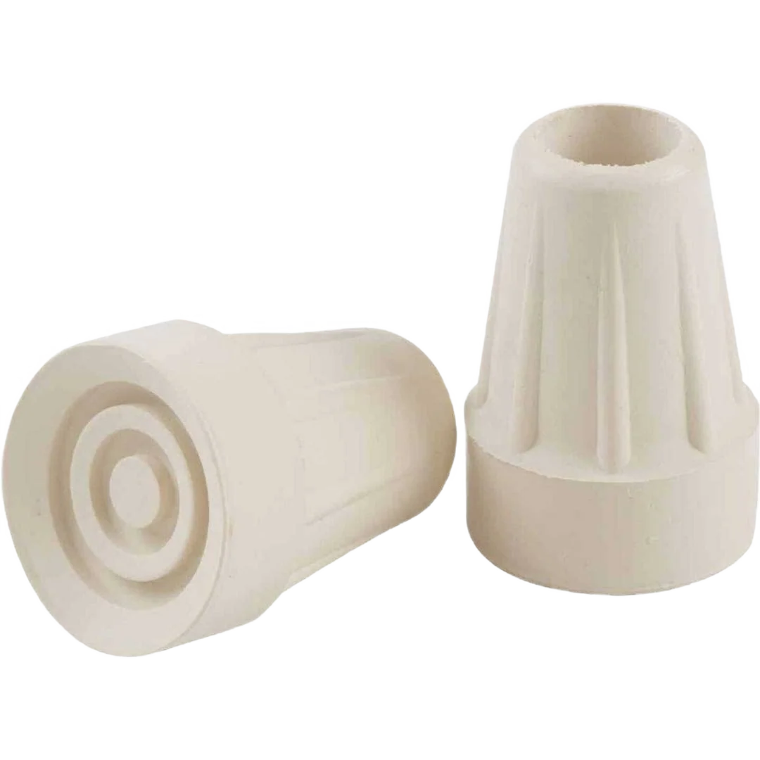 Original Design Do it 3 4 in. Off White Rubber Crutch Tip Protectors 2-Pack Certified