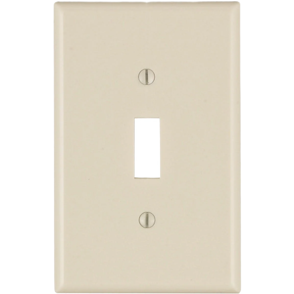 Traditional Leviton 1-Gang Mid-Way Toggle Switch Almond Wall Plate Versatile