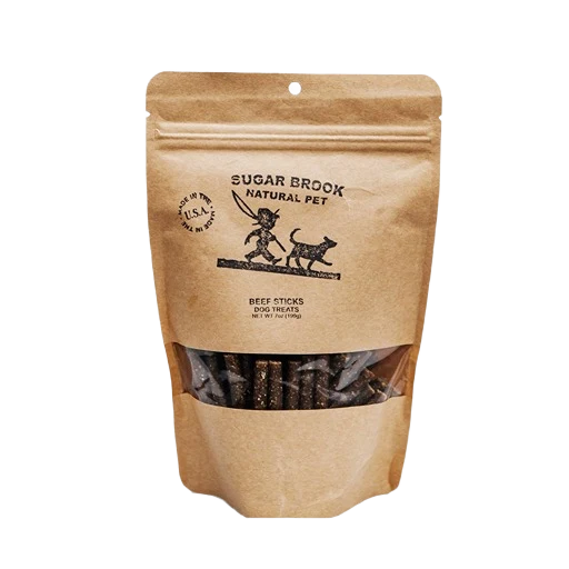 Responsible Sugar Brook Natural Pet Beef Sticks 7 oz. Reusable